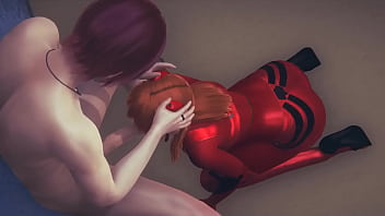 Asuka Langley Bercinta Keras Di Kereta Bawah Tanah Tokyo – Anime Hentai Eva