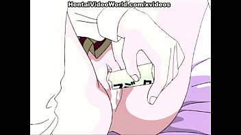 Remaja Anime Rambut Pink Sedang Memuaskan Diri
