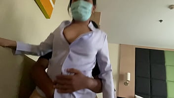 Perawat Yang Manis Meminta Teman Untuk Bercinta Dengan Penuh Semangat