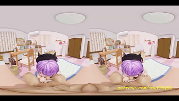 VR180 MMD Towa Blowjob 3D Hololive Dewasa