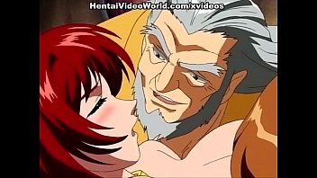 Gadis Anime Berambut Merah Menikmati Mainan Dewasa