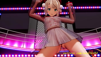 Tarian 3D Hololive NoVR MMD yang Menggoda