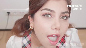 Marina Gold Taklukkan 48 Semburan Sperma Dalam Bukkake Premium