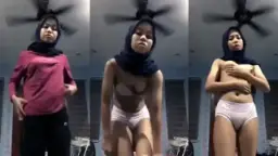 Viral! Ukhti Ain Ayuni Jilbabnya Kebuka, Tembem Menggoda Banget