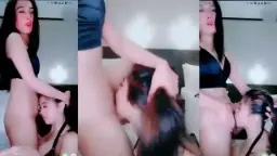 Ibel Sama Bella Lagi Main Jilmek, Basah Kuyup Saling Jilat