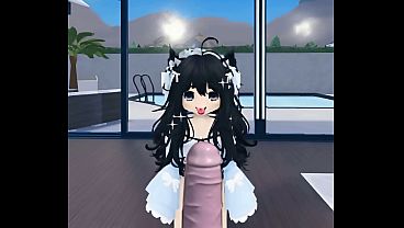Boquete Cewek Anime Di Roblox Bikin Crot